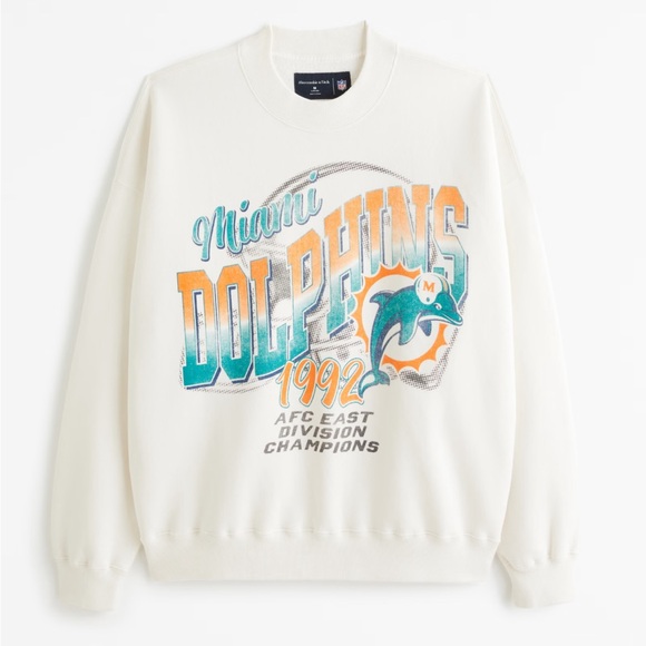 Abercrombie & Fitch Other - A & F NFL Miami Dolphins Crew